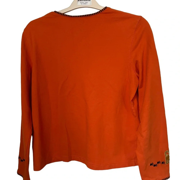 Cat Halloween Embroidered Sweater - Picture 2 of 5